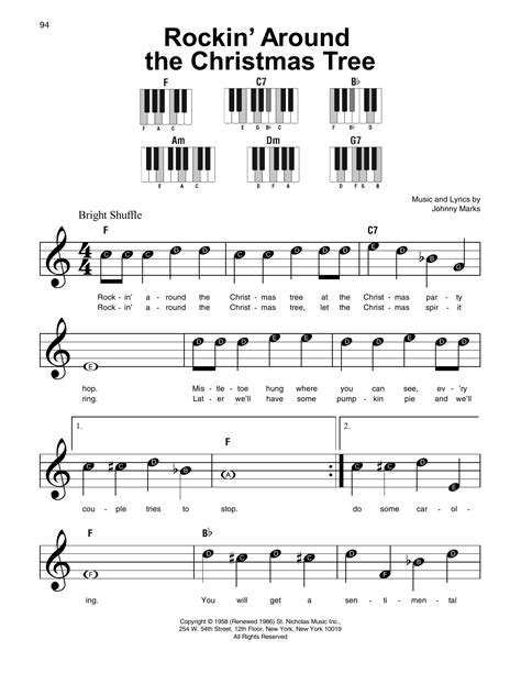 The Holiday Sheet music for Piano (Solo) Easy 